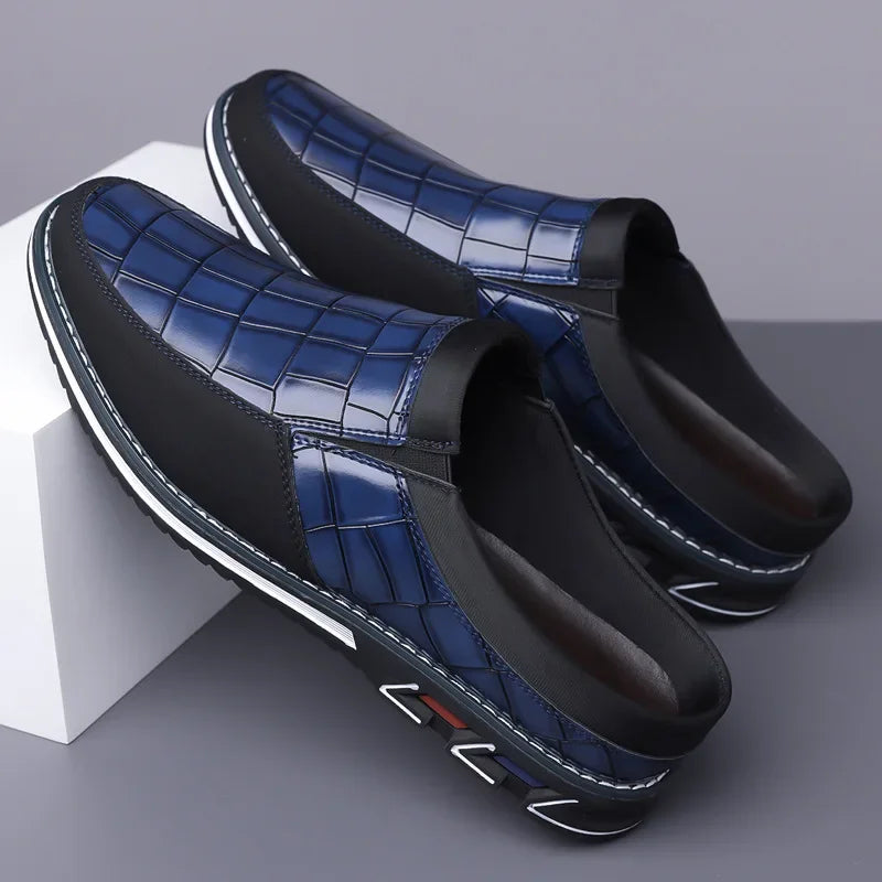 Cavari Leather Slip-On - Mules