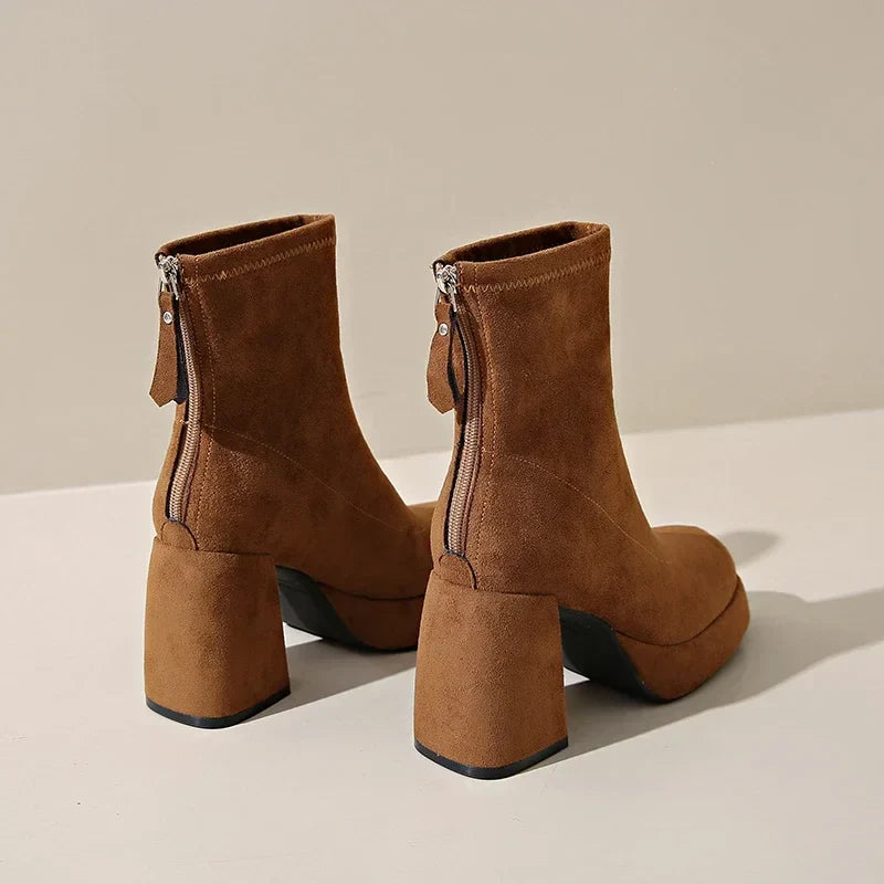 Suede Ankle - Booties