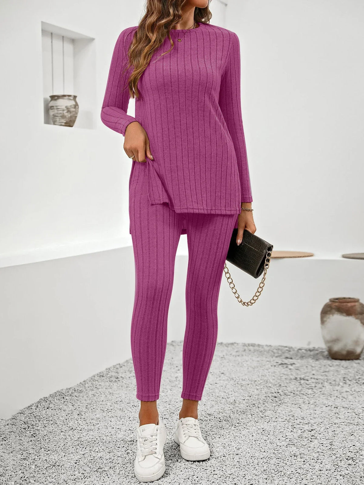 Slim Tailored Blazer & Pants - Two-Piece Set