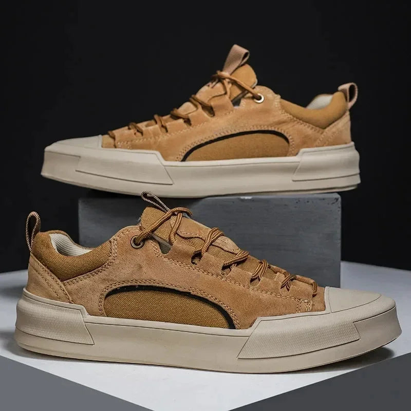 Highland Leather Low-Top - Sneakers