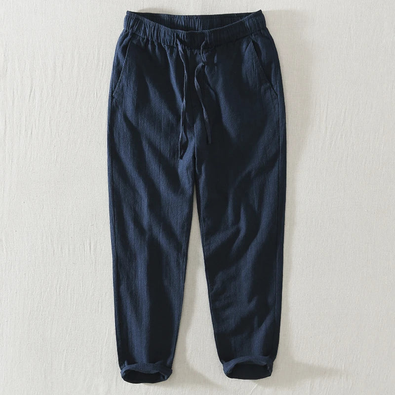 Linen Wide-Leg - Trousers