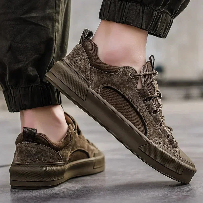 Highland Leather Low-Top - Sneakers