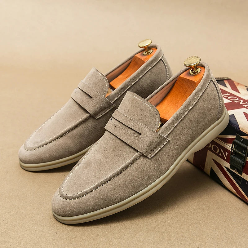 Milan Suede Slip-On - Loafers