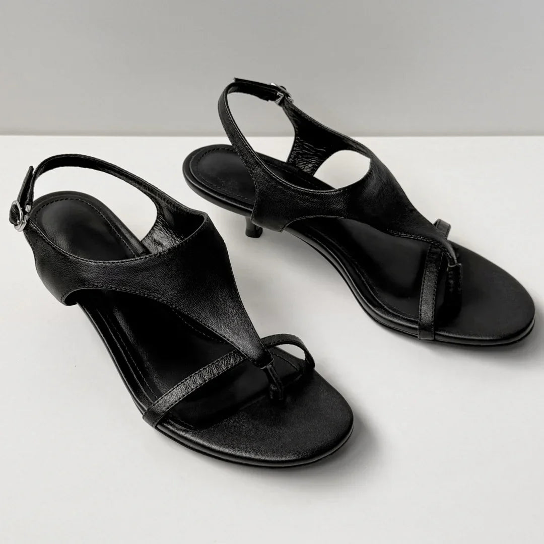 Savannah Leather Slingback - Heels