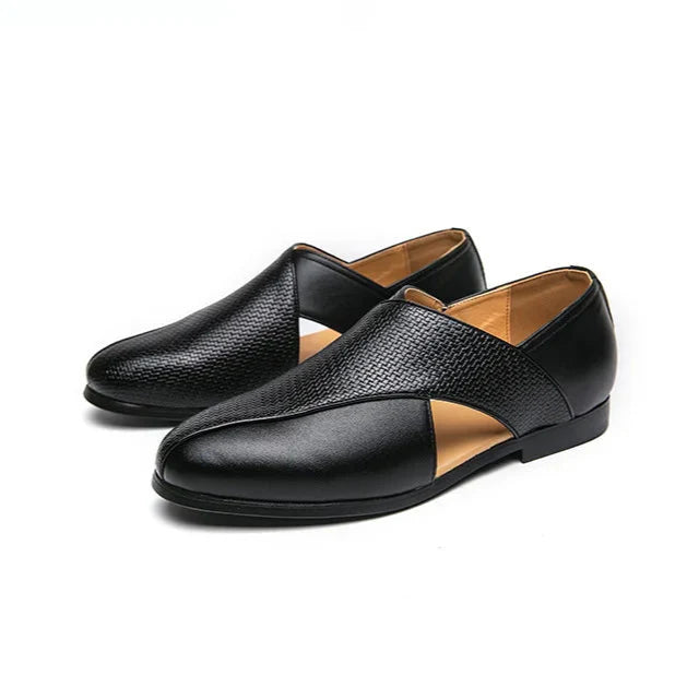 Genuine Leather Slip-On - Loafers