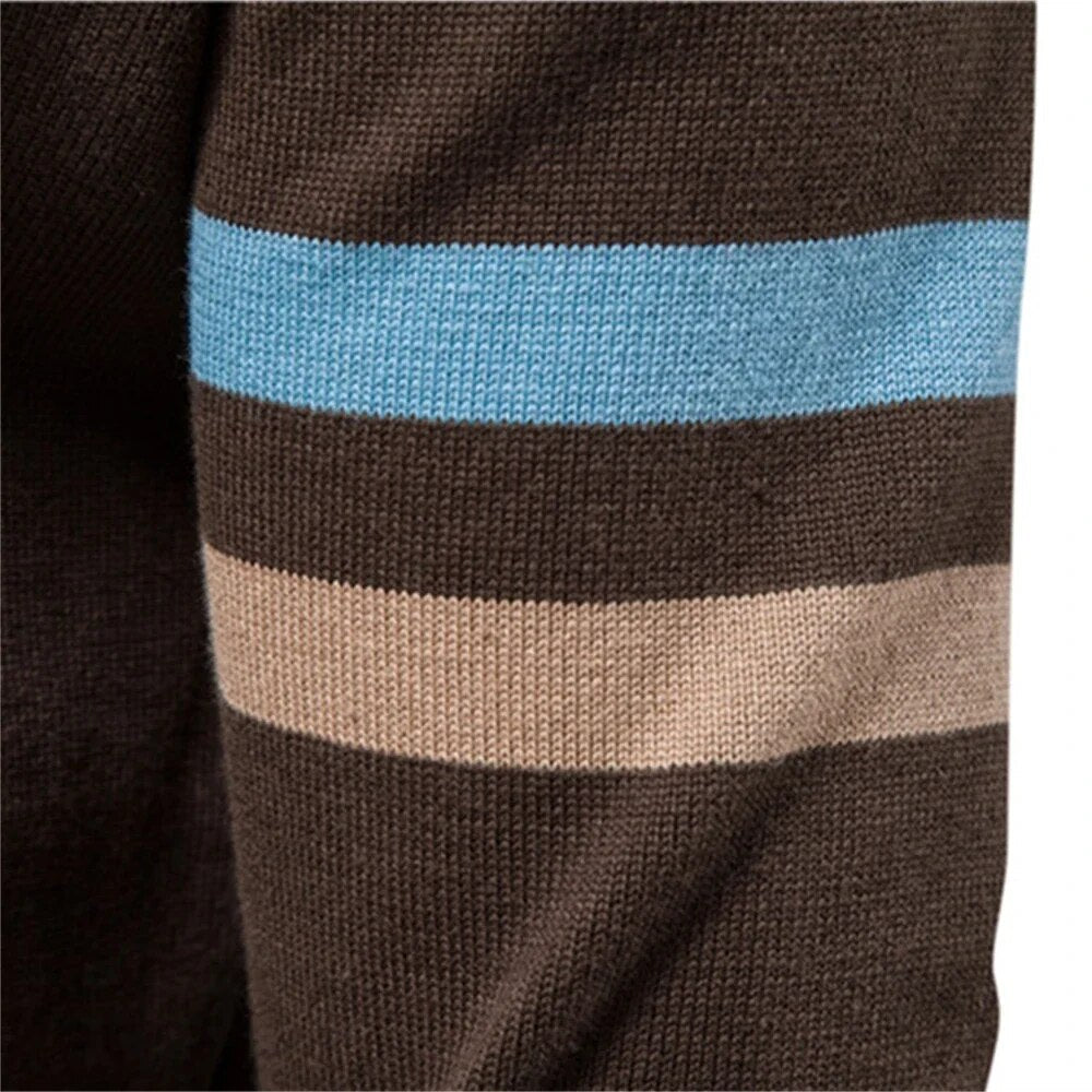 Zip Front Ribbed Knit - Sweater