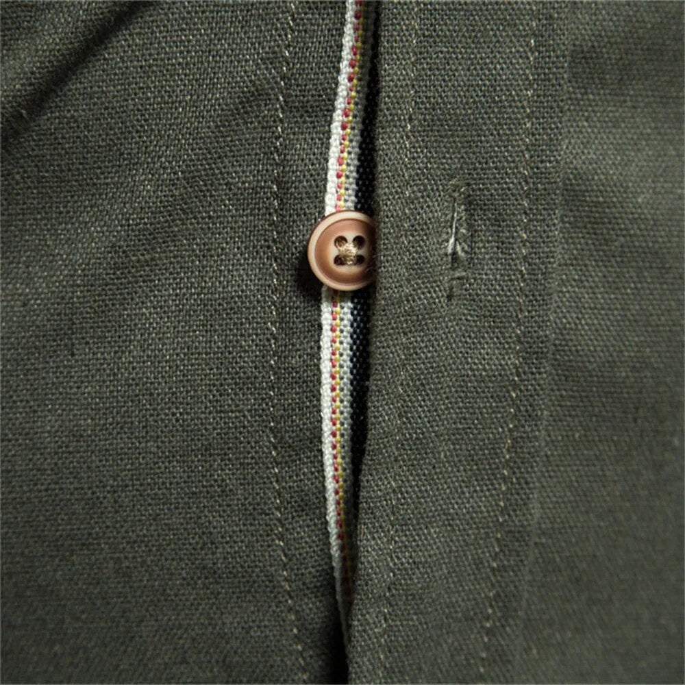 Cotton Button-Down - Shirt
