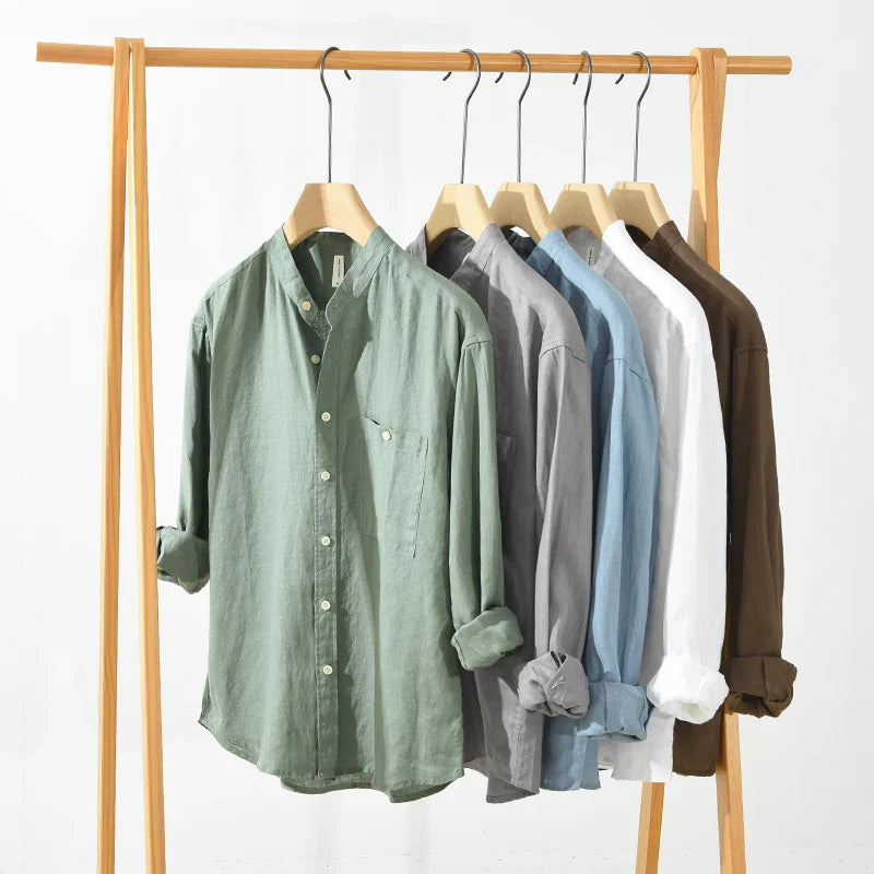 Linen Button-Front - Shirt