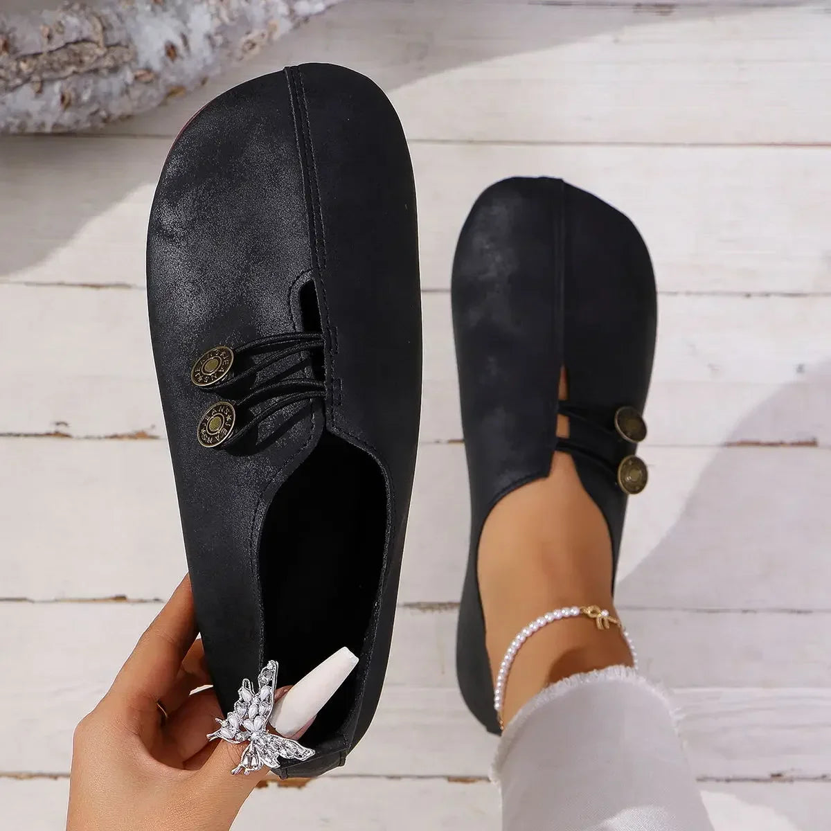 Classic Suede Slip-On - Loafers