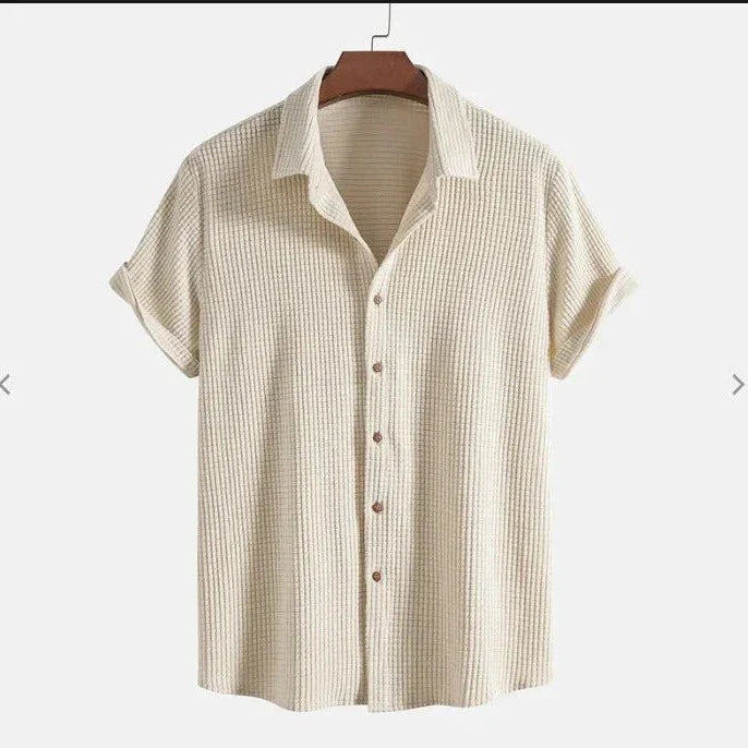 Lightweight Short Sleeve Button-Down - Shirt