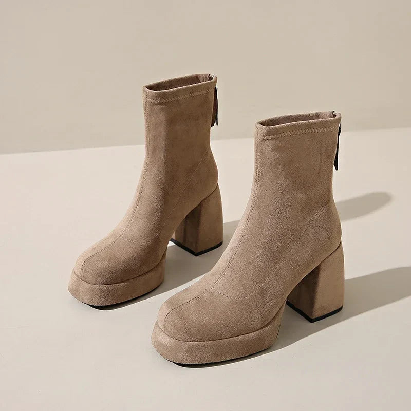 Suede Ankle - Booties