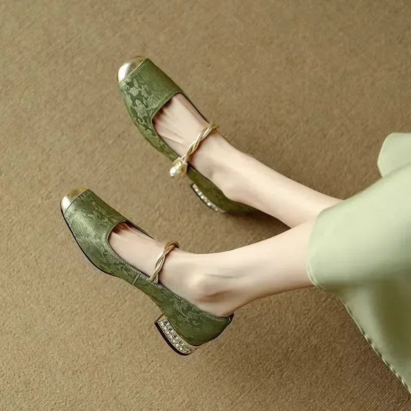 Pearl Embellished Verona - Pumps