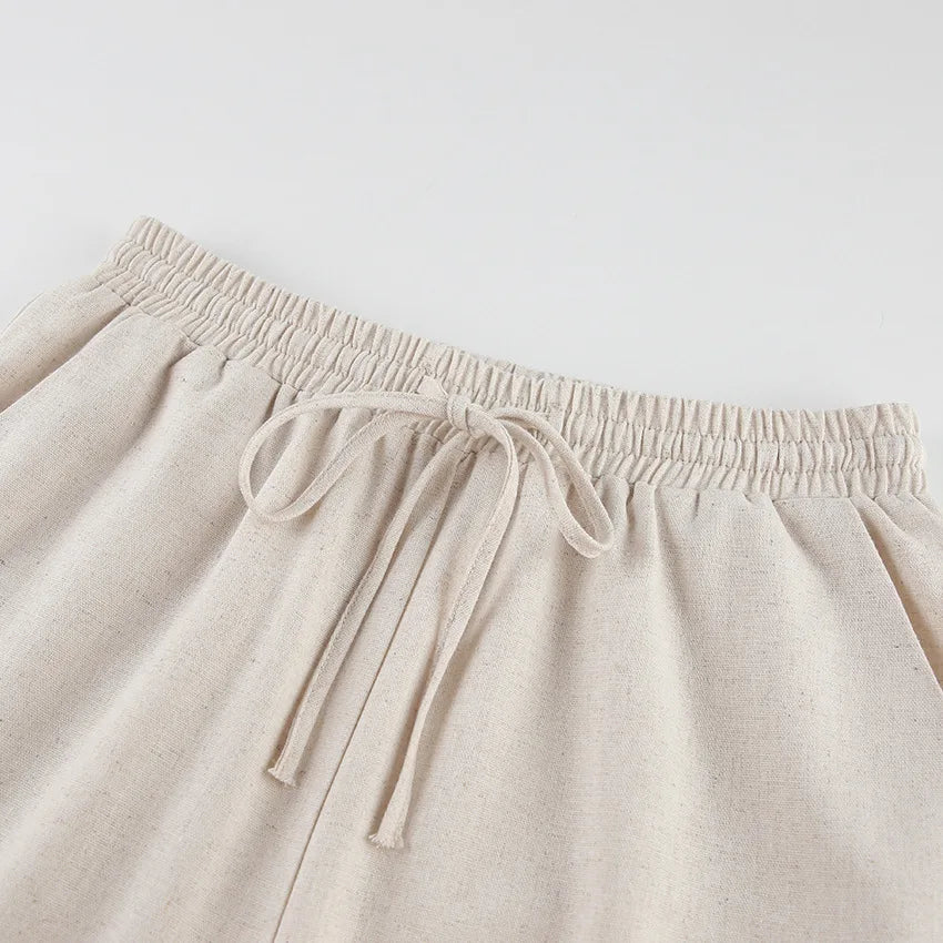 Linen Twin Set - Two-Piece Set