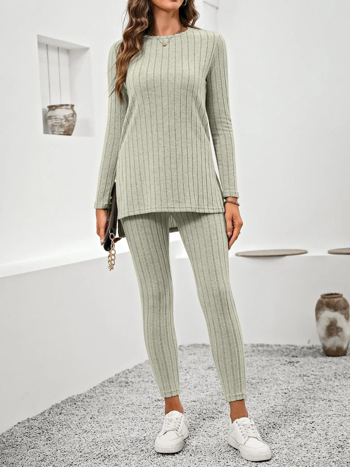 Slim Tailored Blazer & Pants - Two-Piece Set