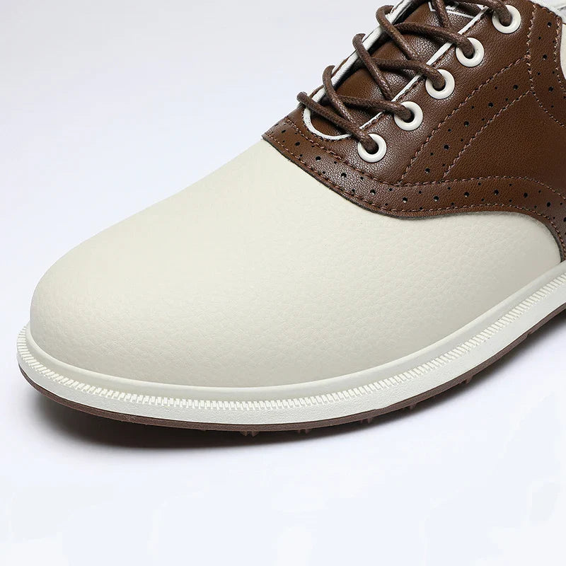 Waterproof Leather Spikeless - Golf Shoes