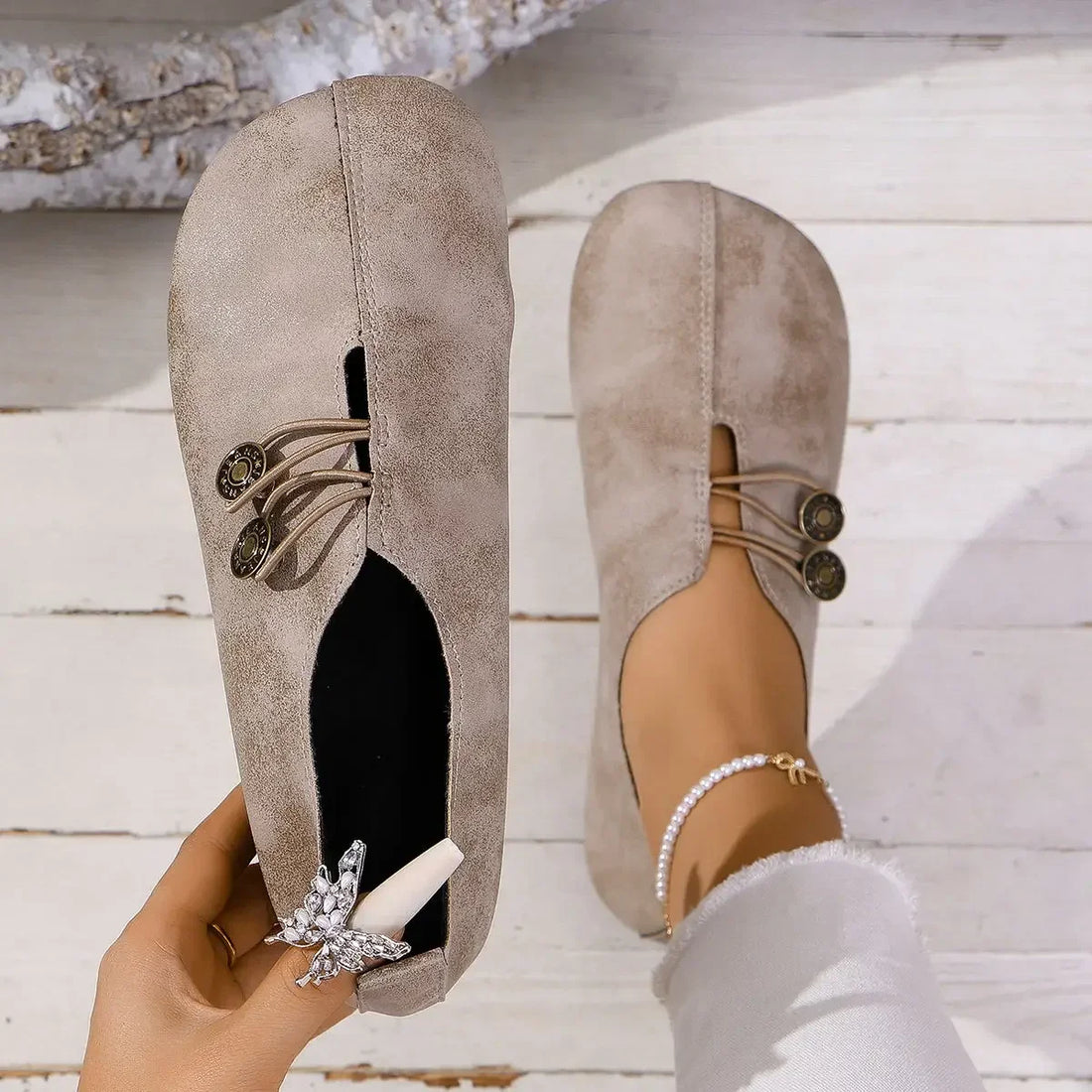 Classic Suede Slip-On - Loafers