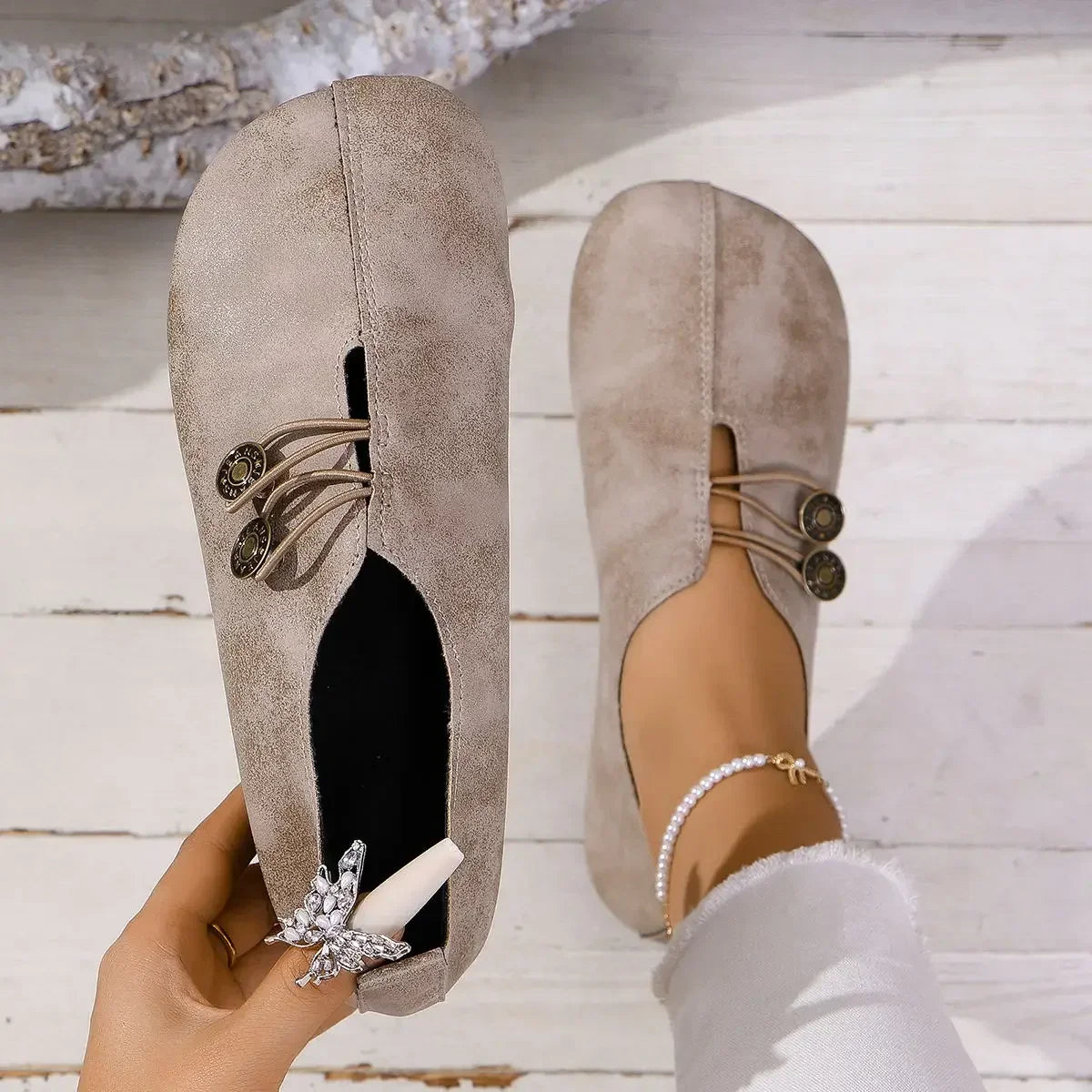 Classic Suede Slip-On - Loafers