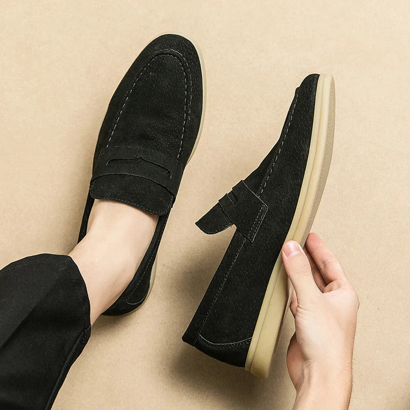 Milan Suede Slip-On - Loafers