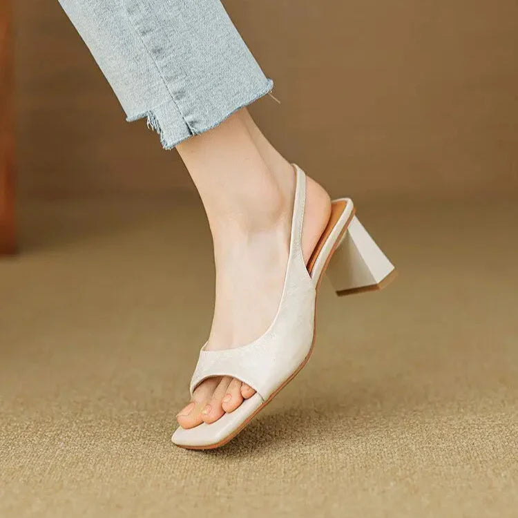 Genuine Leather - Heels