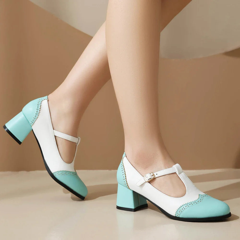 Mary Jane Block Heel - Heels