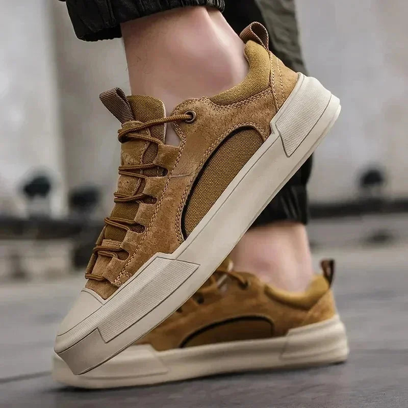 Highland Leather Low-Top - Sneakers