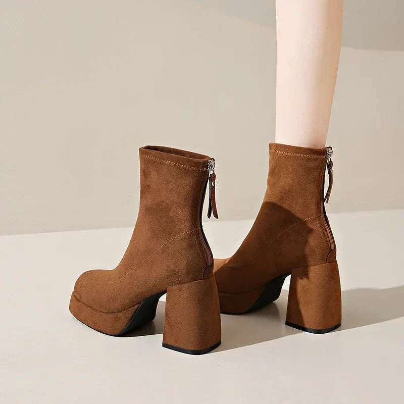 Suede Ankle - Booties