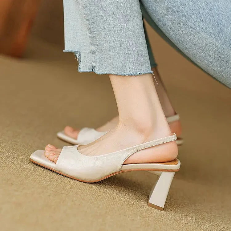 Genuine Leather - Heels