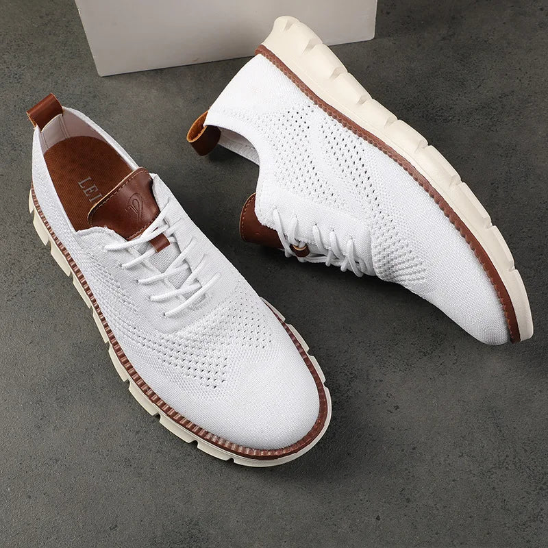Leather Knit - Sneakers