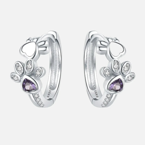 Emery™ | Paw Heart Huggie Earrings