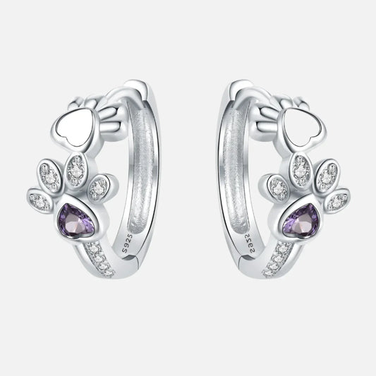 Emery™ | Paw Heart Huggie Earrings