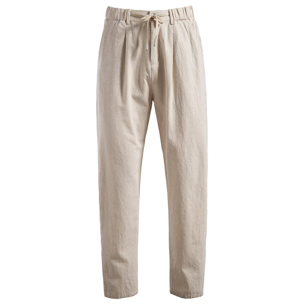 Monaco Linen Tailored - Trousers