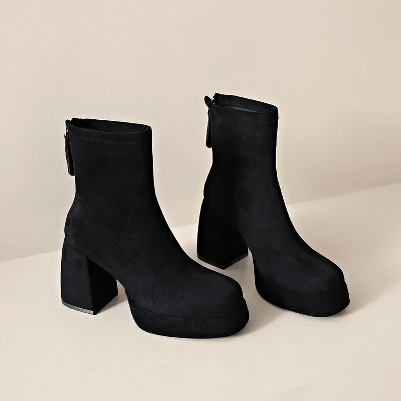 Suede Ankle - Booties