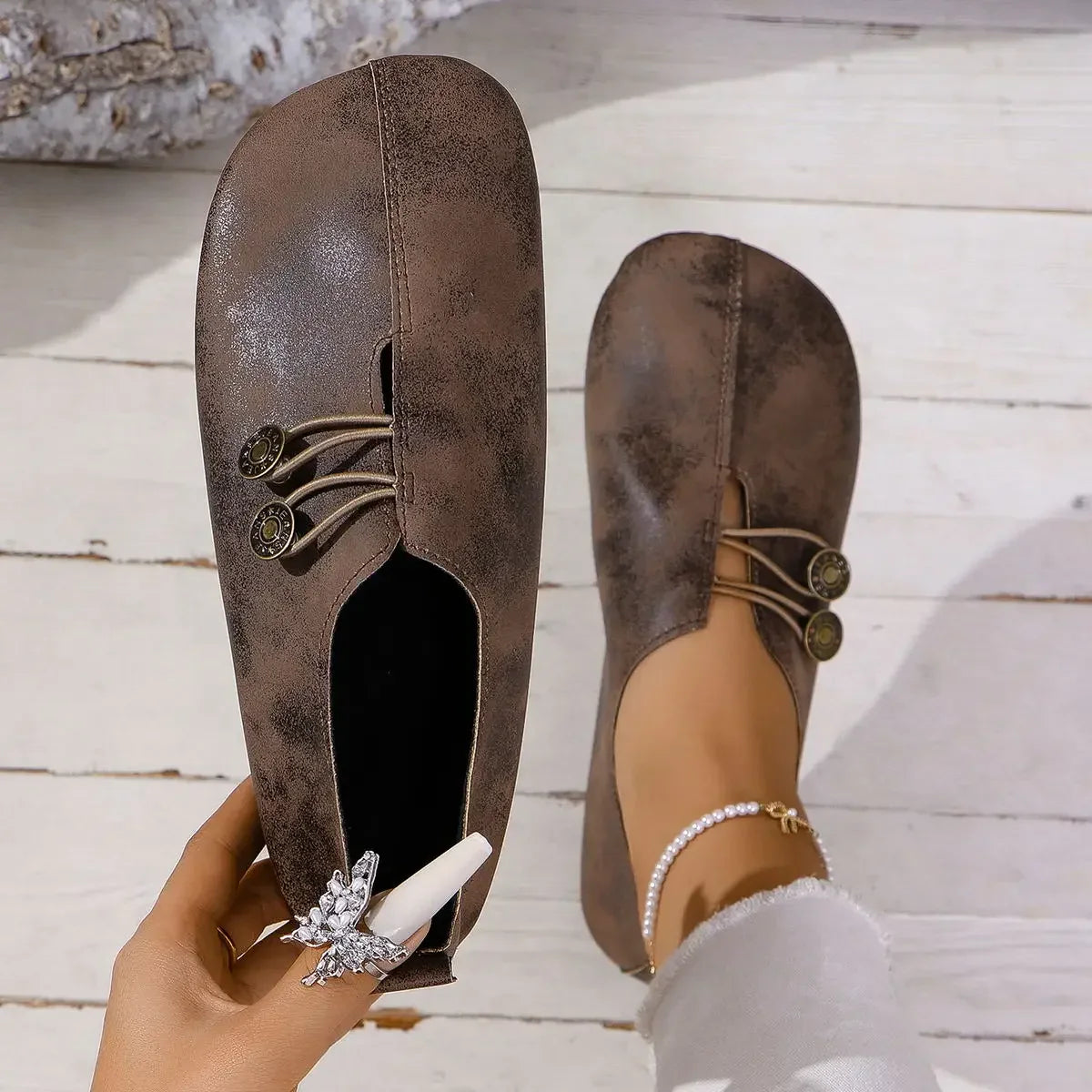 Classic Suede Slip-On - Loafers