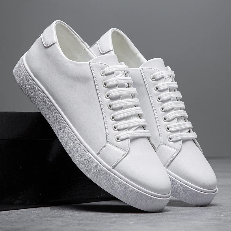 Premium Leather Low-Top - Sneakers