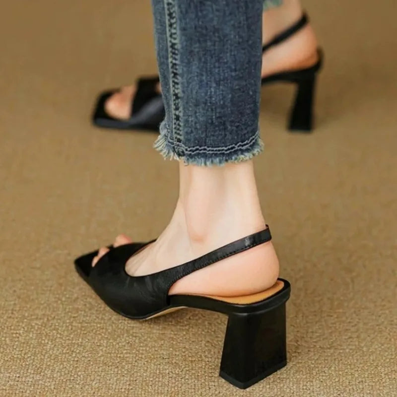 Genuine Leather - Heels