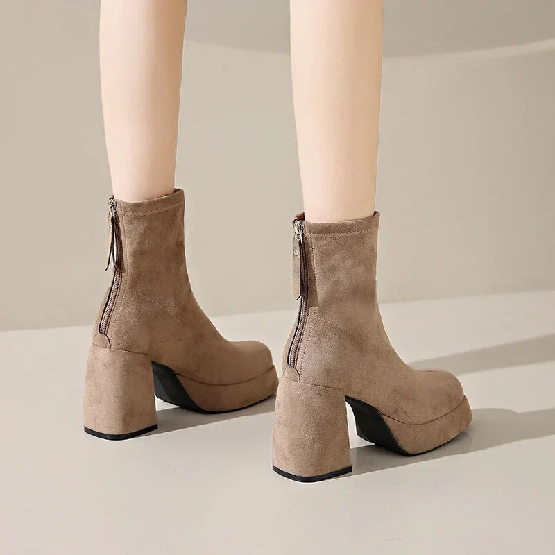 Suede Ankle - Booties