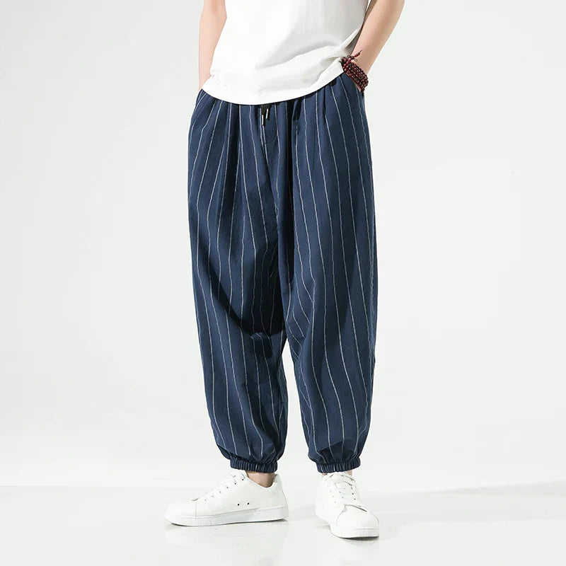 Cotton Relaxed Fit - Trousers