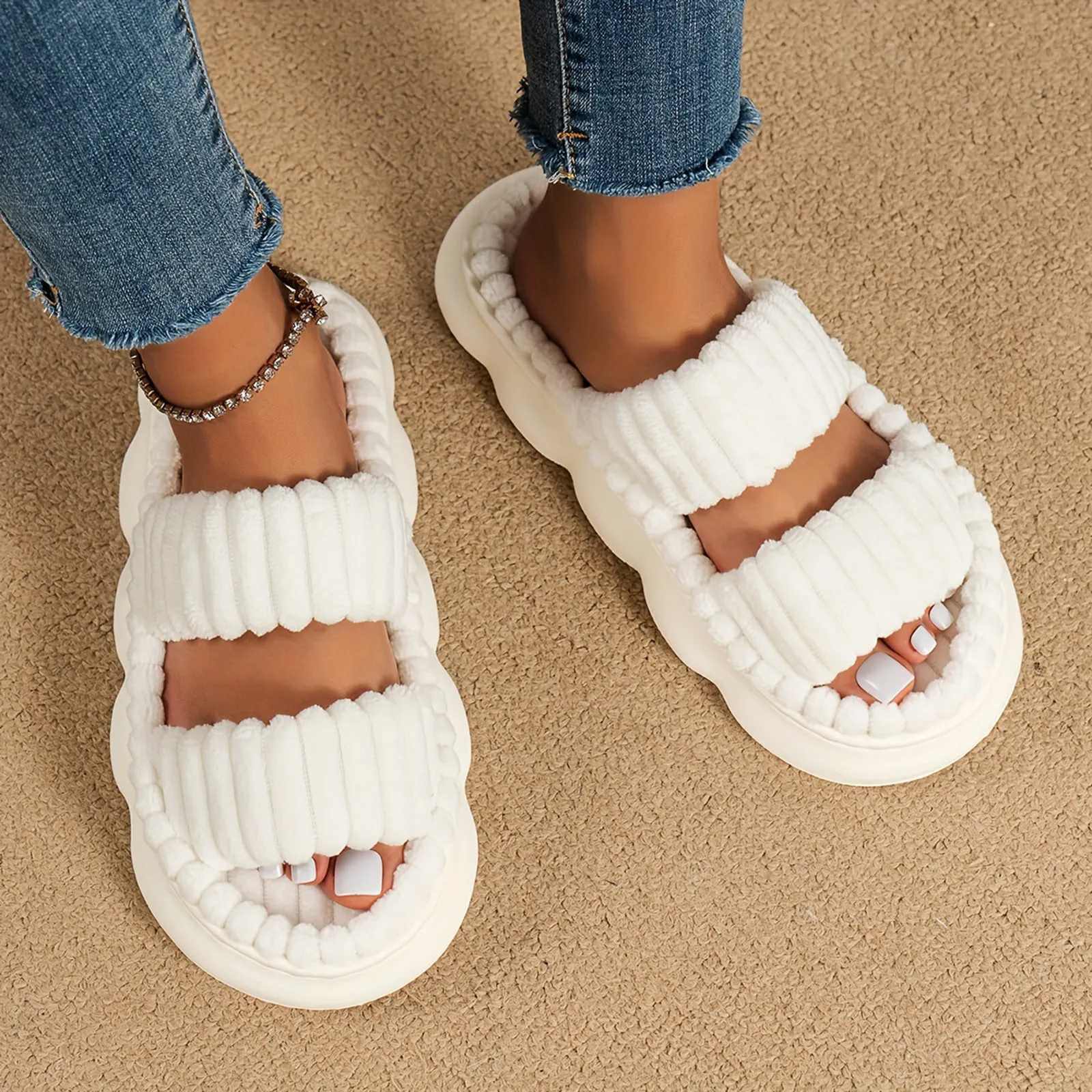 Corduroy Slip-On - Slippers