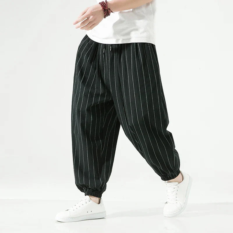 Cotton Relaxed Fit - Trousers
