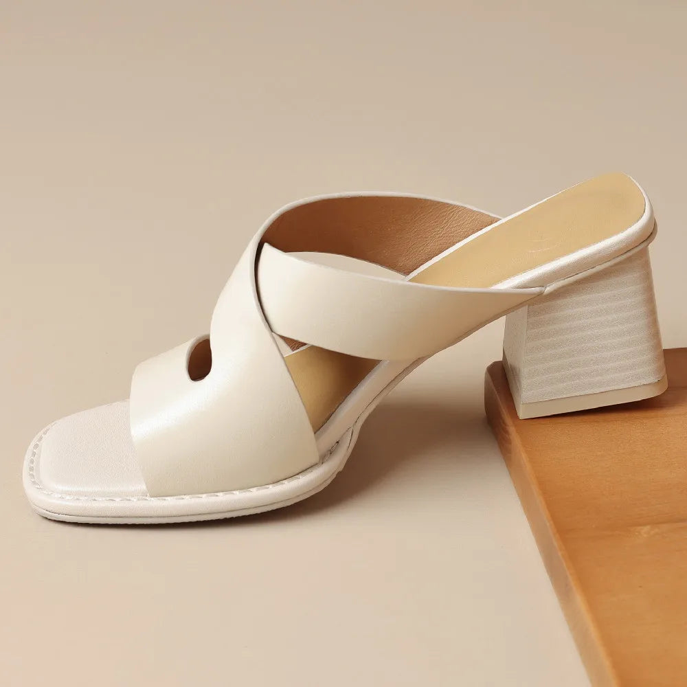 Avina Leather - Heels