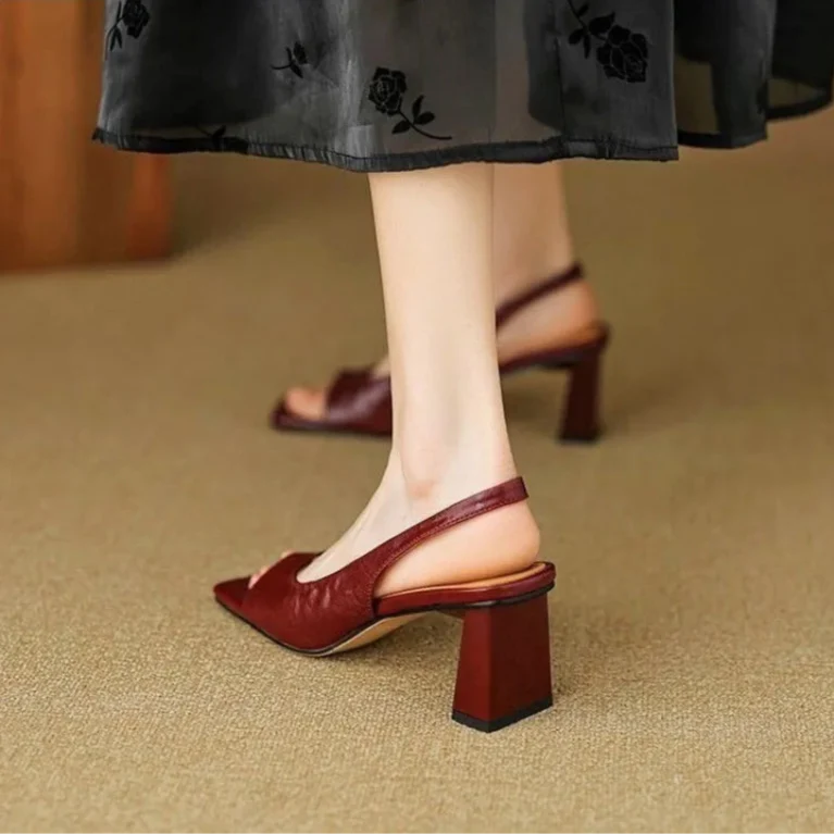 Genuine Leather - Heels