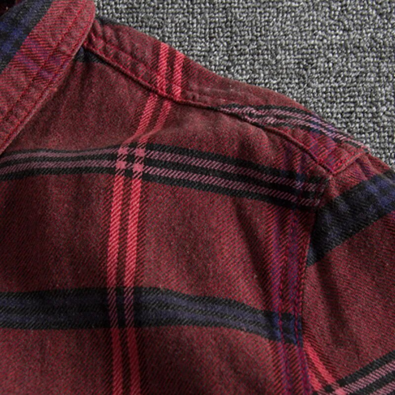Autumn Ember Plaid - Flannel Shirt