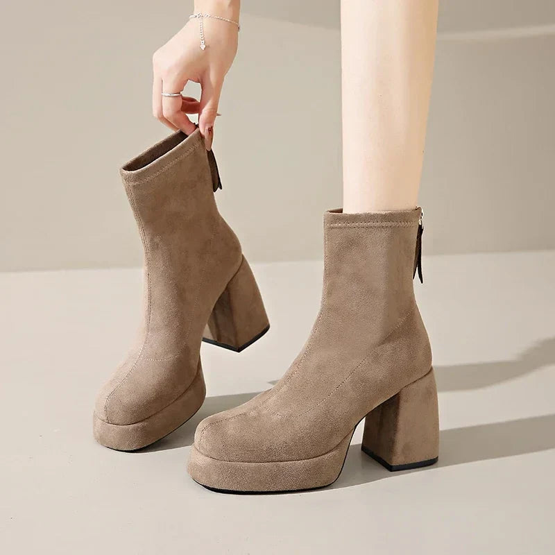 Suede Ankle - Booties