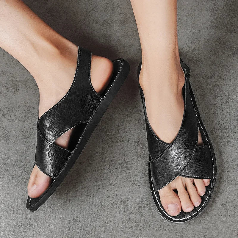 Monaco Genuine Leather - Sandals