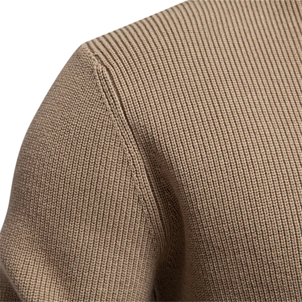 Button Mock Neck - Sweater
