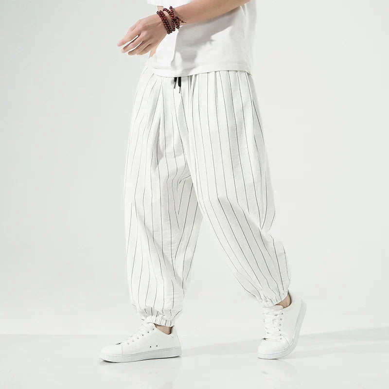 Cotton Relaxed Fit - Trousers