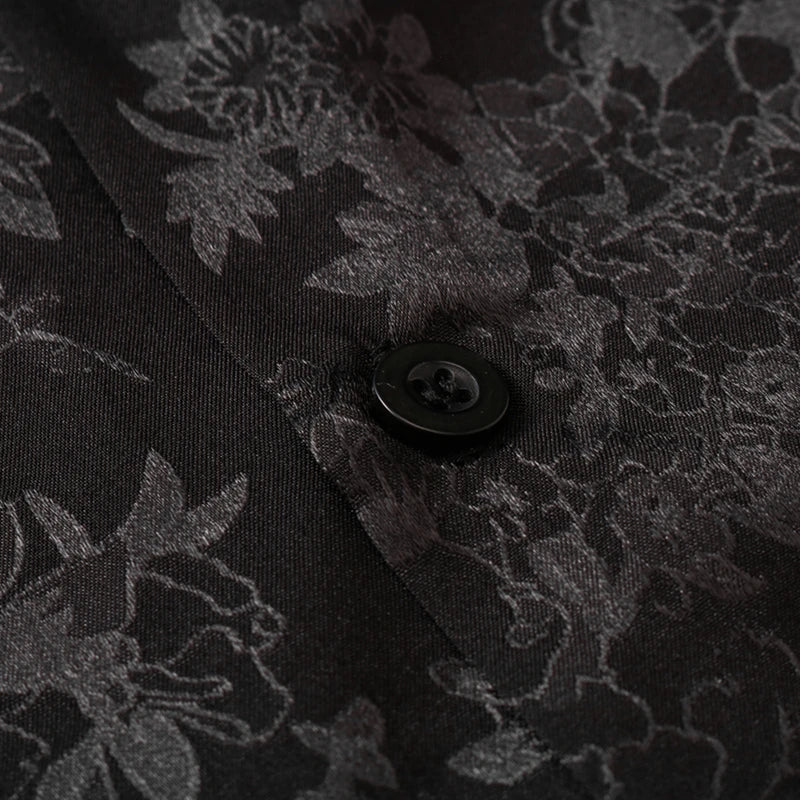 Satin Button-Down - Shirt