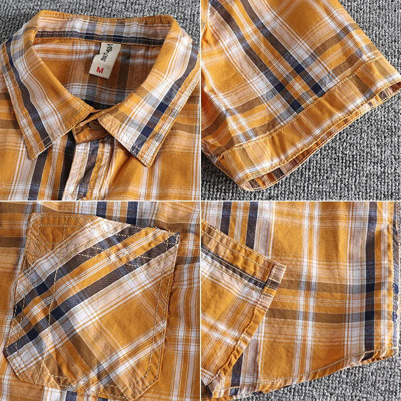 Plaid Button-Down - Shirt