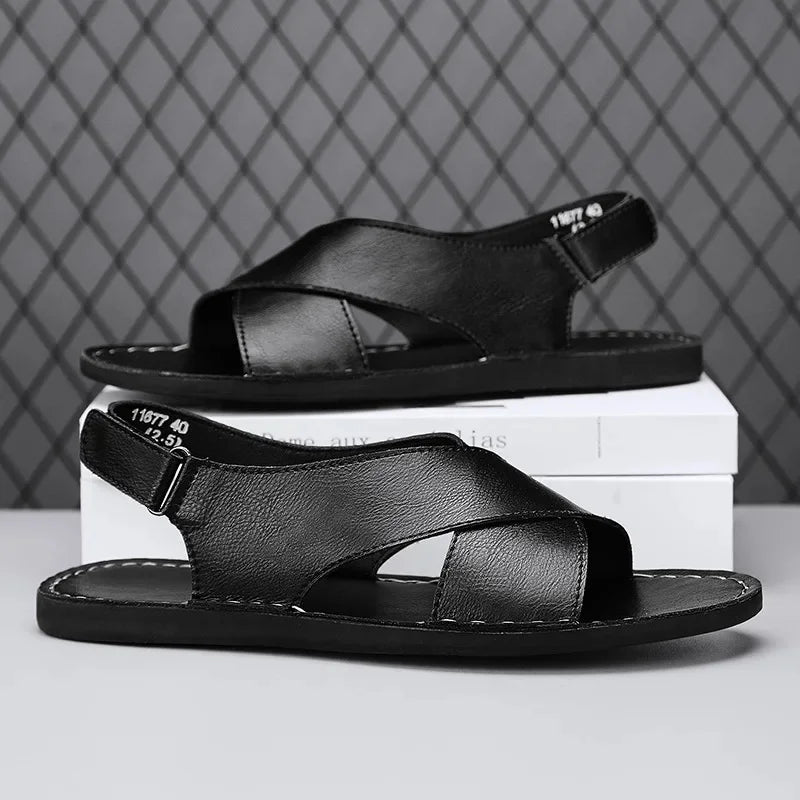 Monaco Genuine Leather - Sandals