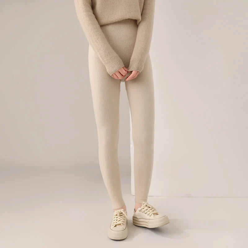 Ribbed Wool - Leggings
